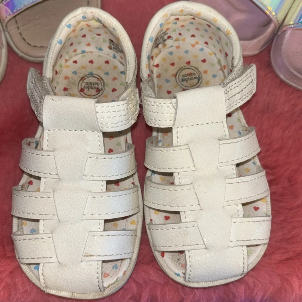 The children’s place and wonder nation Toddler size 6 Shoe sandal Bundle. L